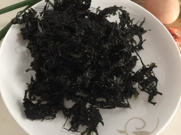 香酥紫菜炒饭步骤5