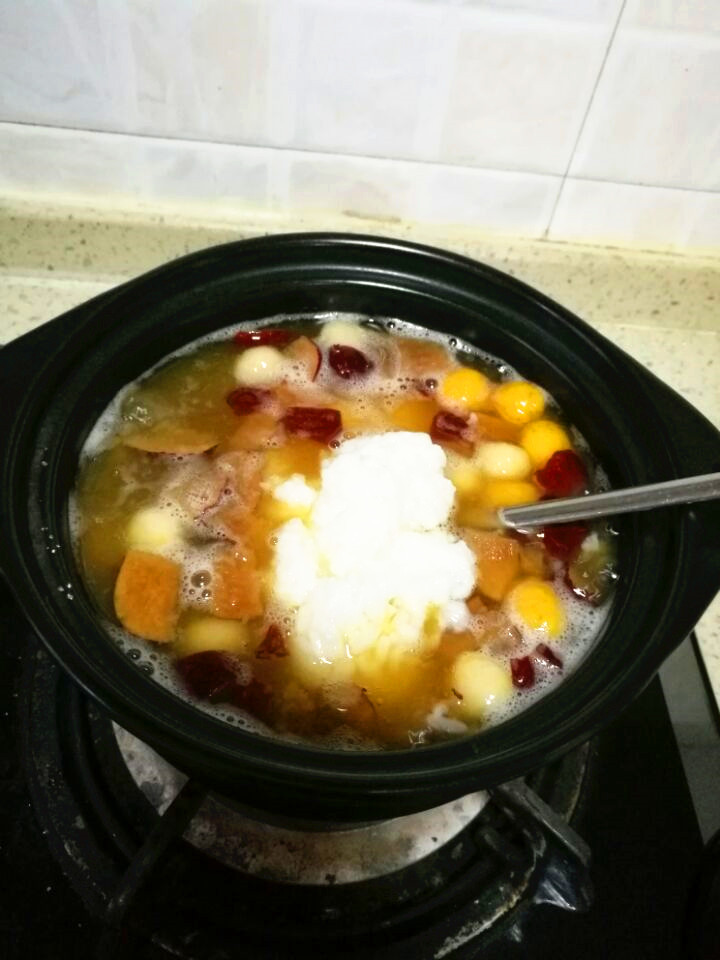 米酒煮桂圆小丸子步骤11