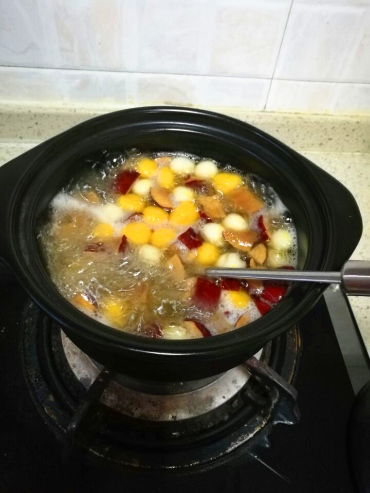 米酒煮桂圆小丸子步骤12