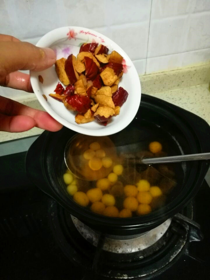 米酒煮桂圆小丸子步骤10