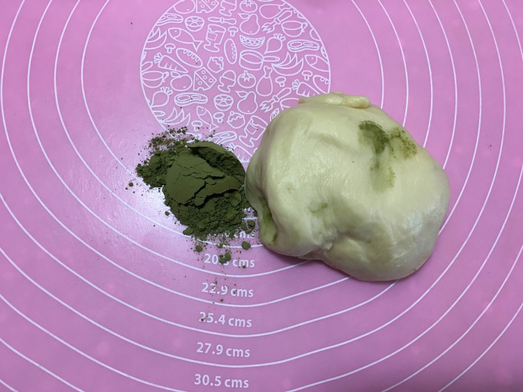 面包机版香酥三色辫子步骤5
