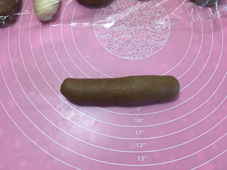 面包机版香酥三色辫子步骤11