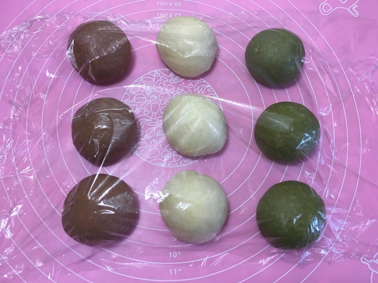 面包机版香酥三色辫子步骤9