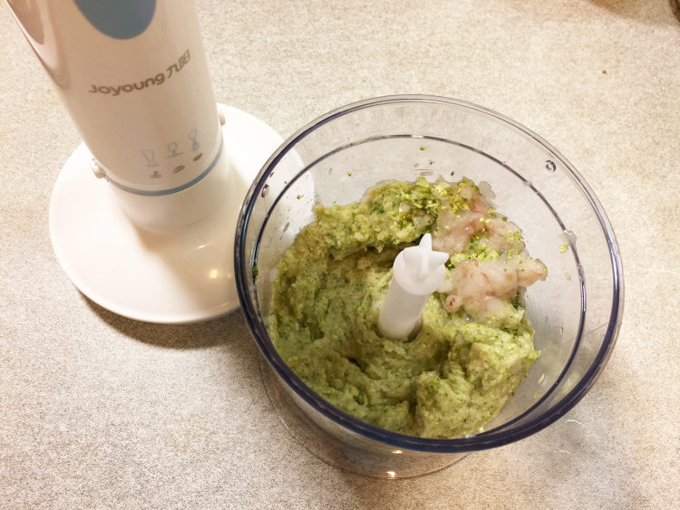 香煎西兰花虾饼步骤12