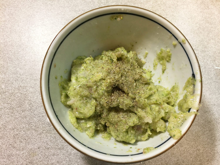 香煎西兰花虾饼步骤14