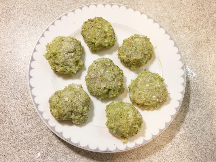 香煎西兰花虾饼步骤15