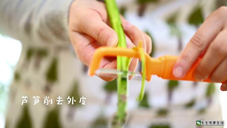 豌豆芦笋浓汤步骤2