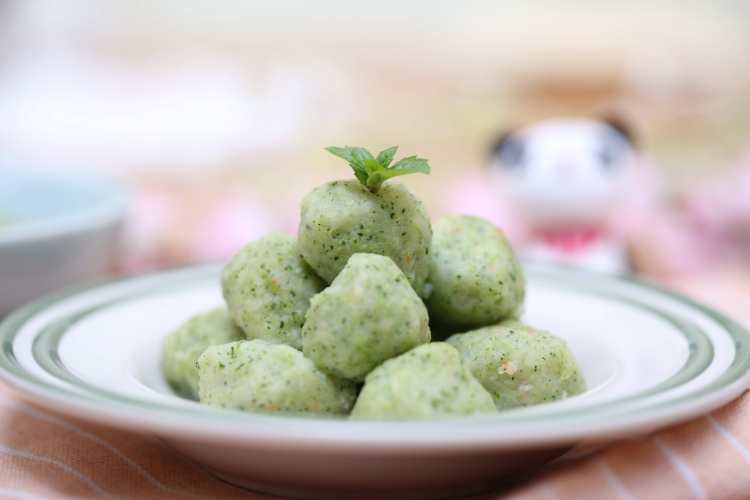 宝宝辅食食谱  翡翠虾步骤11