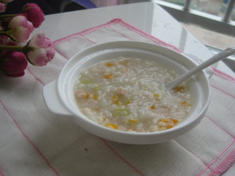 胡萝卜鲜虾粥步骤7