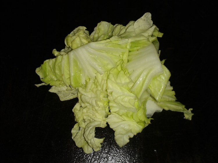 猪肉白菜肉饼步骤2