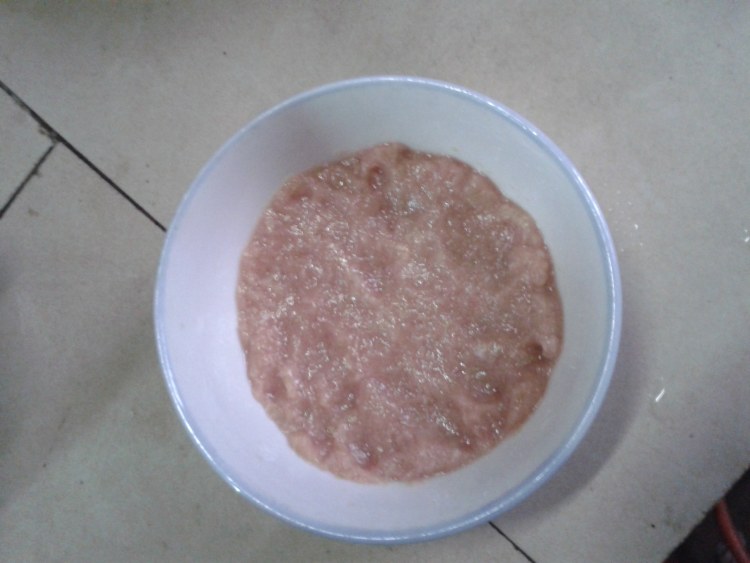 猪肉白菜肉饼步骤4