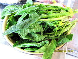 山药菠菜糊步骤2