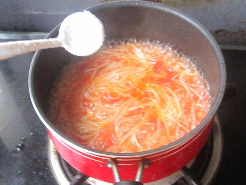 番茄肉末宝宝面步骤7