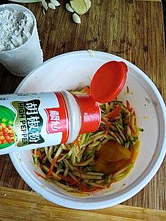 西葫芦丝蛋饼步骤2