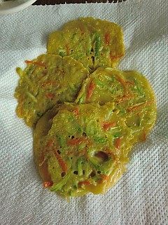 西葫芦丝蛋饼步骤7