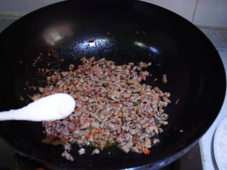 猪肝胡萝卜菠菜面步骤11