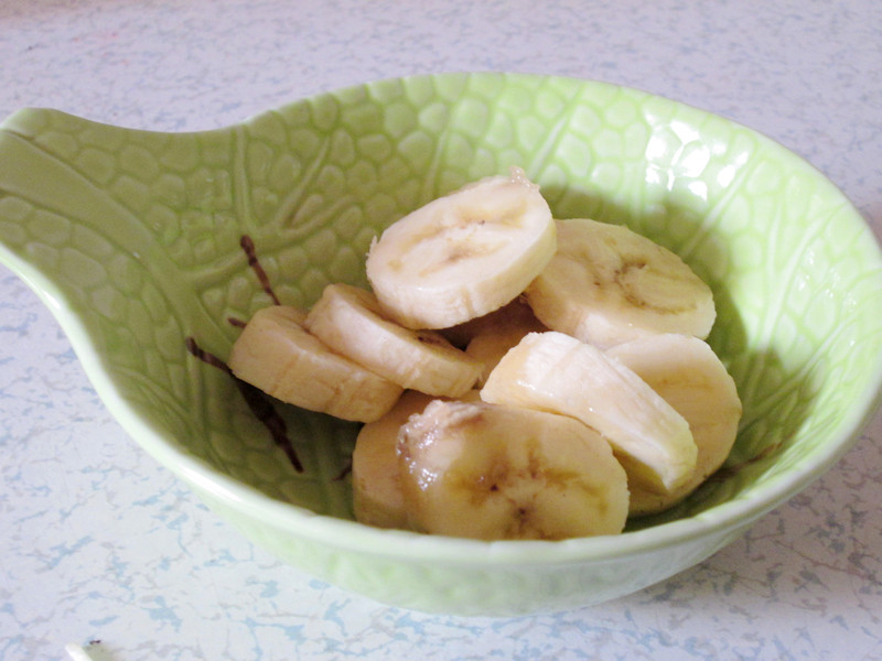 香蕉豆腐步骤2