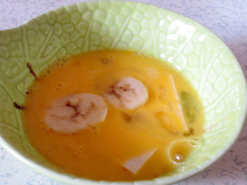 香蕉豆腐步骤6