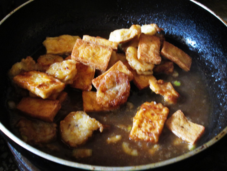 香蕉豆腐步骤11
