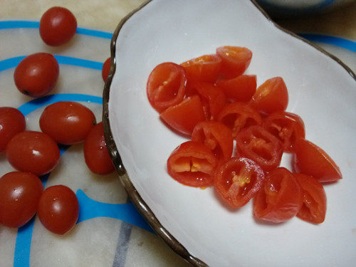 番茄果汤圆步骤1