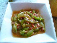 丝瓜炒肉末步骤7