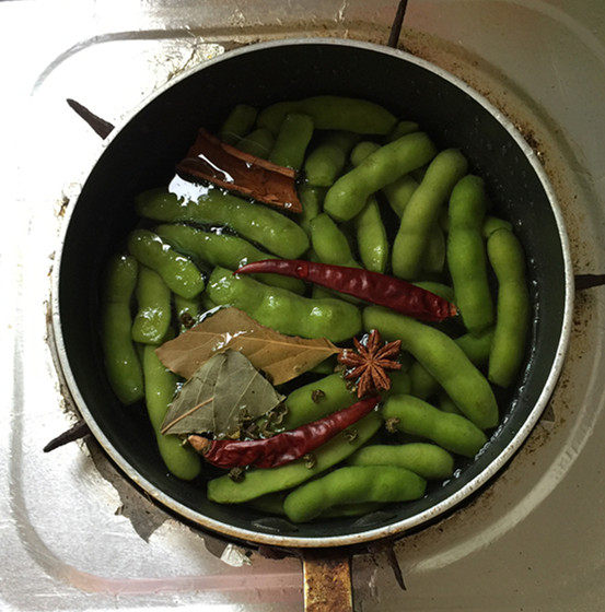 糟卤五香毛豆步骤6
