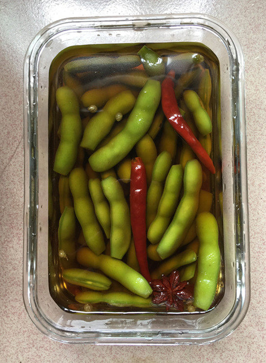 糟卤五香毛豆步骤11