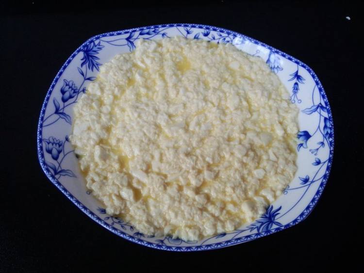 腊肉蒸豆腐步骤6