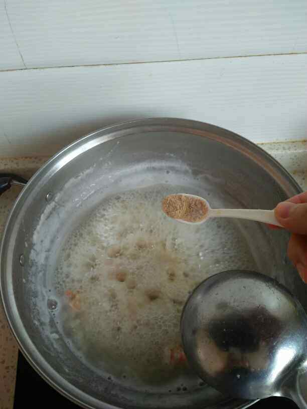 鲜虾粥步骤7