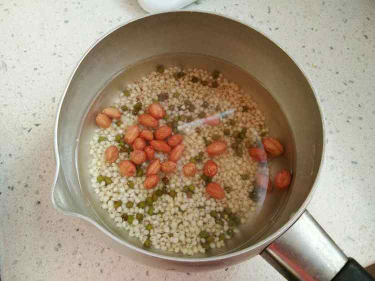 花生绿豆高粱米糊步骤4