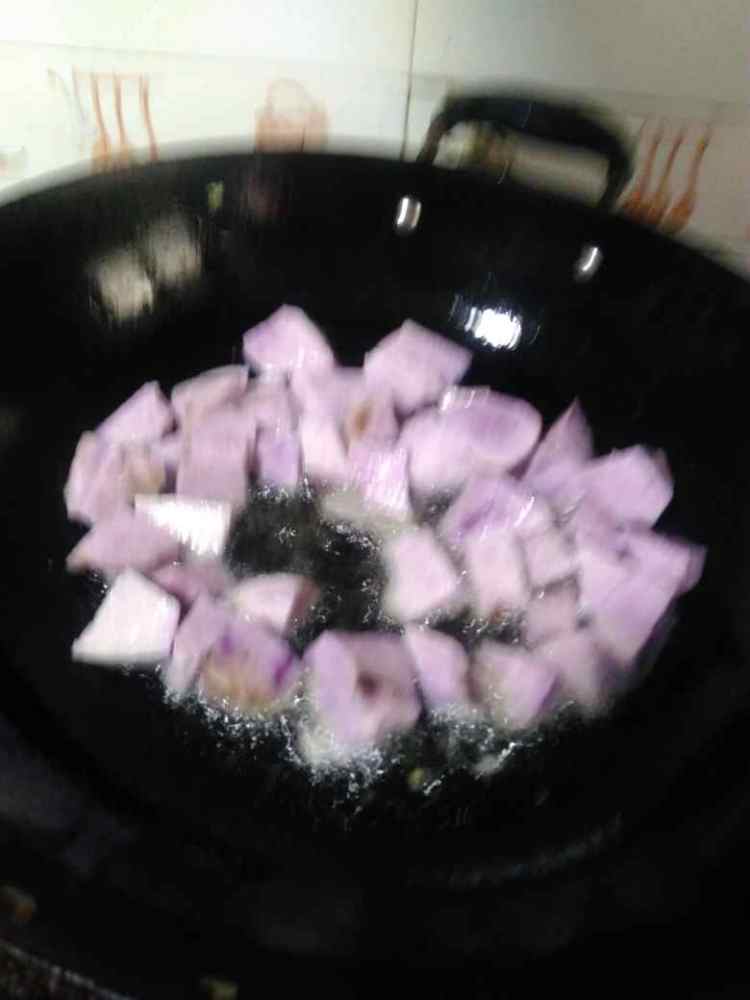 红烧紫大薯步骤4