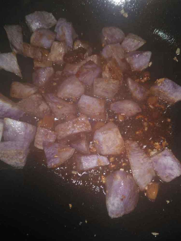 红烧紫大薯步骤8