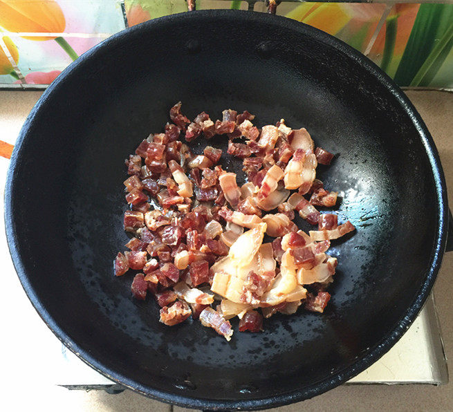 腊味红薯焖饭步骤5