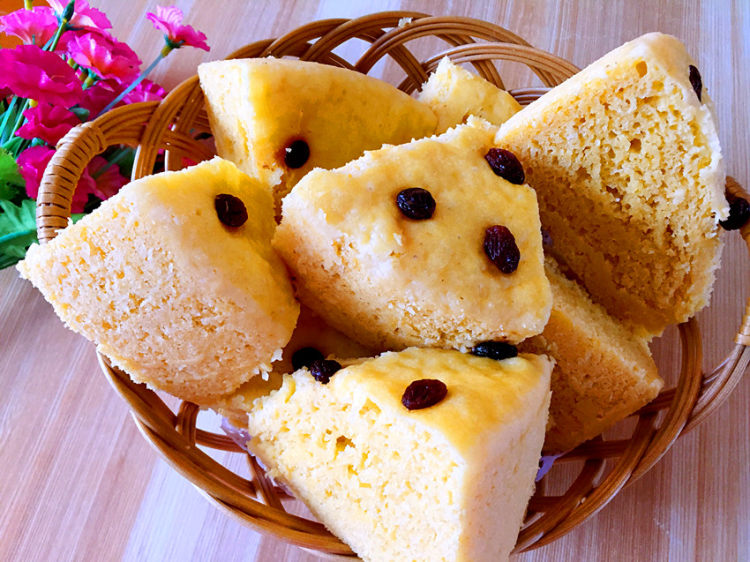 提子发糕#本味家乡菜#步骤7