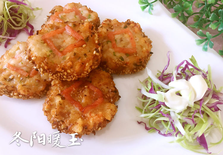 金钱虾饼#本味家乡菜#步骤15