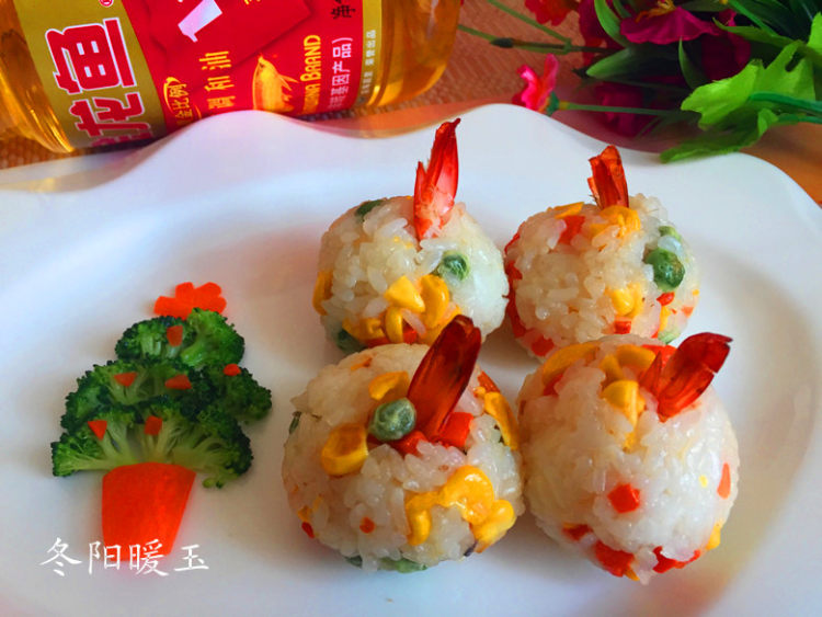 鲜虾饭团#非转基因金步骤14