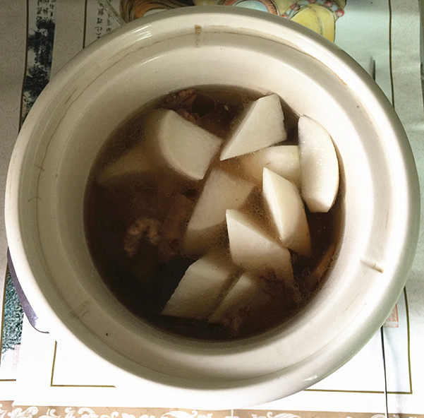 白萝卜炖羊劲片步骤9