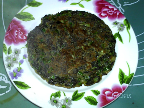 紫薯煎蛋饼步骤10