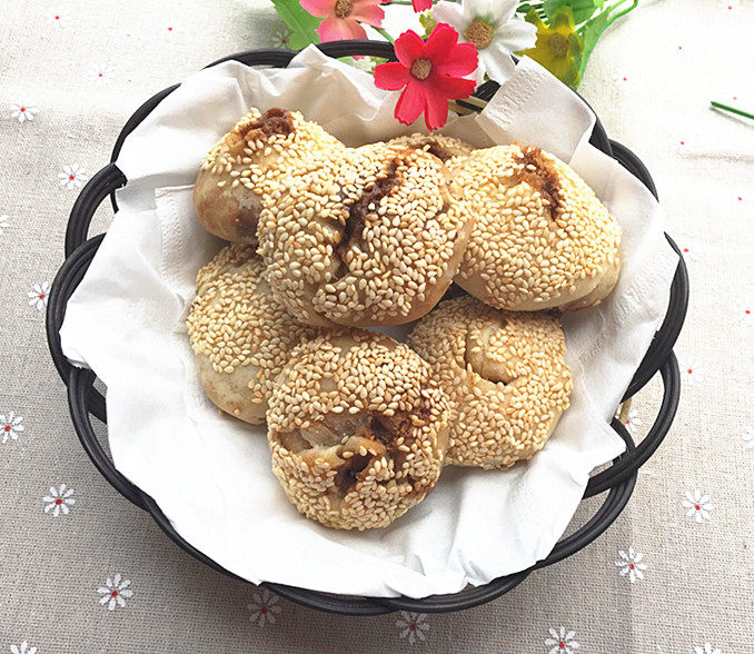红糖麻酱烧饼步骤18