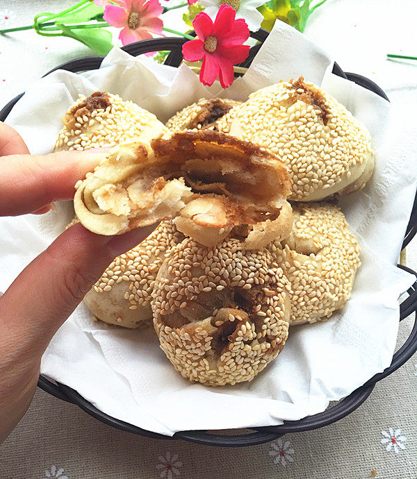 红糖麻酱烧饼步骤19