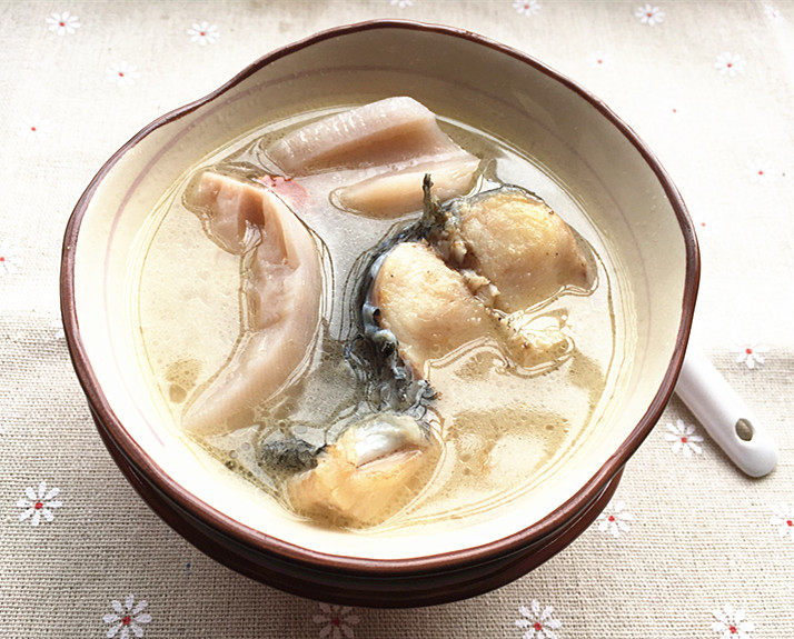 财鱼煲莲藕汤步骤12