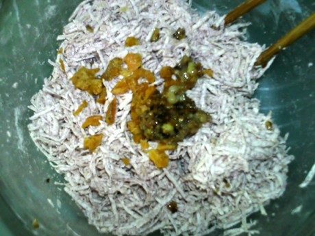 香煎芋丝饼步骤8