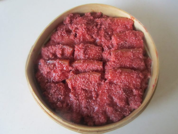 红薯蒸肉步骤7