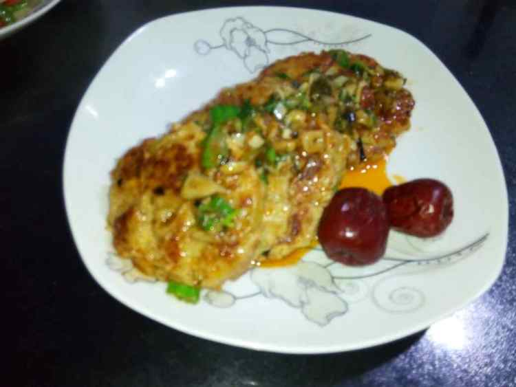 茄汁西胡芦鸡肉饼步骤11