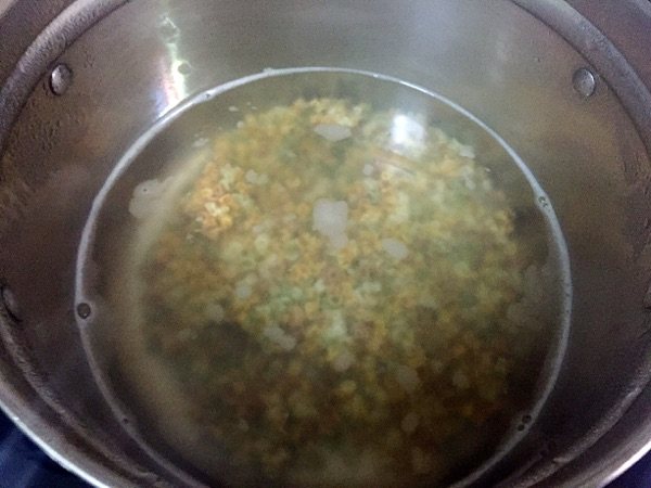 海鲜豌豆意面粥#百味步骤5