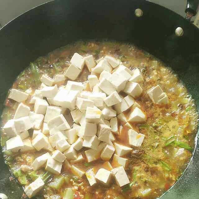 莴笋瘦肉豆腐步骤13
