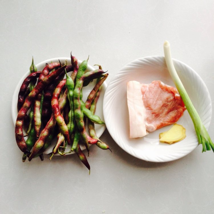 秋季豆肉饺子步骤1