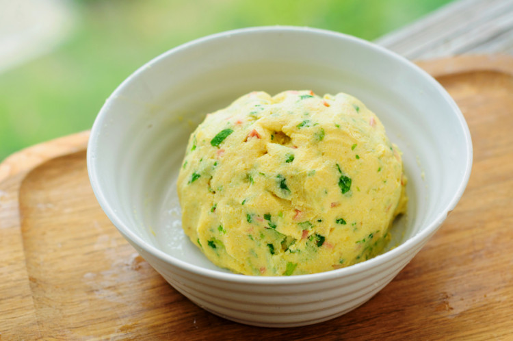 豆渣玉米饼子步骤8