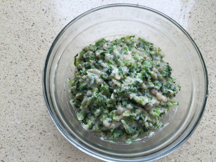 翡翠白菜豆腐肉末水饺步骤10