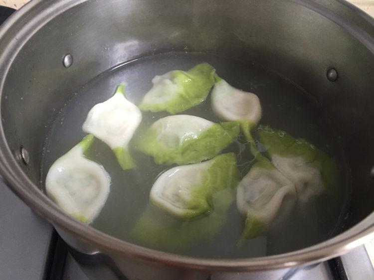 翡翠白菜豆腐肉末水饺步骤21